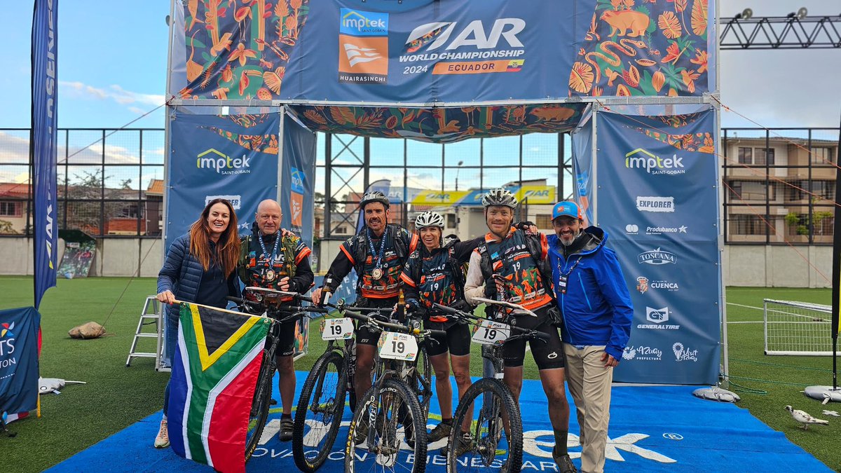 KineticHeidi's tweet image. South African team home and the celebration continues at the Adventure Racing World Championship 2024 Ecuador 🇪🇨 
@ARWorldSeries  #arwc2024 #arworldseries #sportsnews #adventuretourism