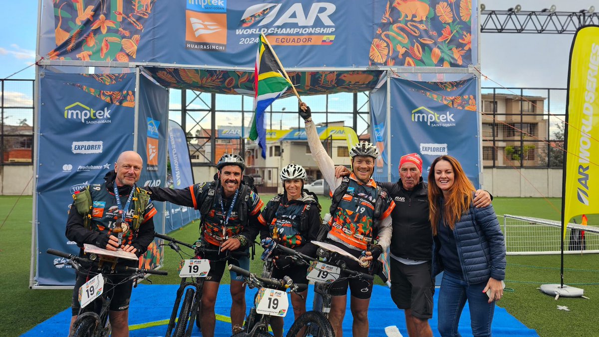 KineticHeidi's tweet image. South African team home and the celebration continues at the Adventure Racing World Championship 2024 Ecuador 🇪🇨 
@ARWorldSeries  #arwc2024 #arworldseries #sportsnews #adventuretourism