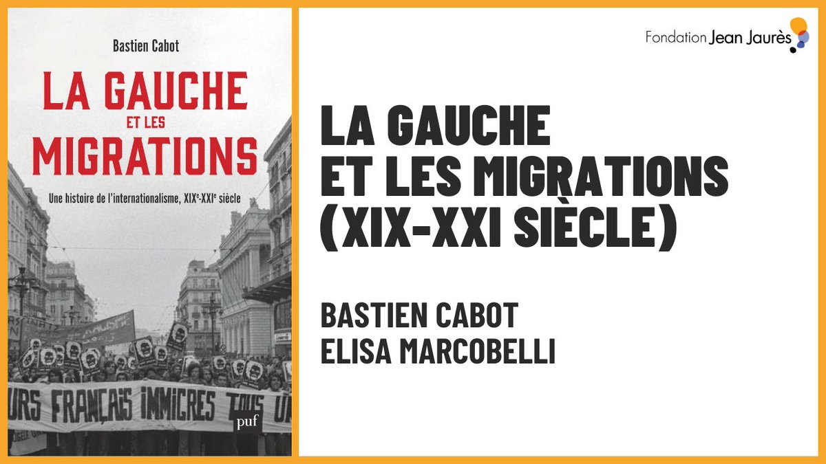 Fondation Jean-Jaurès (@j_jaures) on Twitter photo 🎥 <a href="/BastienCabot/">Bastien Cabot</a> publie une synthèse historique inédite sur le rapport des différentes gauches aux questions migratoires du XIXe au XXIe siècle. Il échange avec Elisa Marcobelli, maîtresse de conférences en histoire contemporaine.
jean-jaures.org/videos-podcast… 🎥 <a href="/BastienCabot/">Bastien Cabot</a> publie une synthèse historique inédite sur le rapport des différentes gauches aux questions migratoires du XIXe au XXIe siècle. Il échange avec Elisa Marcobelli, maîtresse de conférences en histoire contemporaine.
jean-jaures.org/videos-podcast…