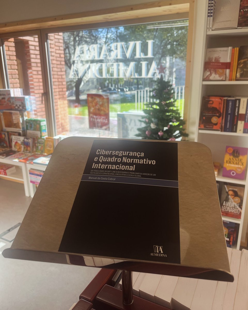 Manuel Costa Cabral (@m_costacabral) on Twitter photo It is with great pleasure that I share the publication of my book, "Cybersecurity and the International Regulatory Framework", by <a href="/liv_almedina/">Livrarias Almedina</a>
#cibersegurança #diplomaciadigital
almedina.net/ciberseguranca… It is with great pleasure that I share the publication of my book, "Cybersecurity and the International Regulatory Framework", by <a href="/liv_almedina/">Livrarias Almedina</a>
#cibersegurança #diplomaciadigital
almedina.net/ciberseguranca…