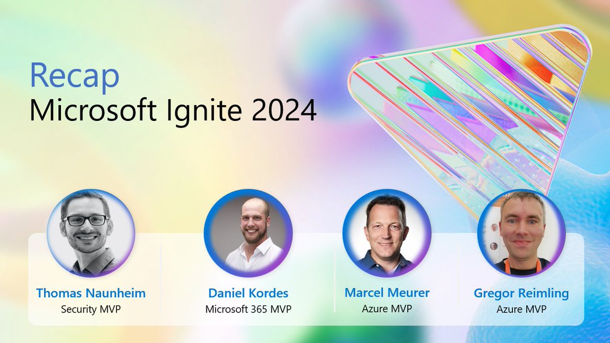 Hallo #Azurebonn Freunde, euch einen schönen Nikolaus Tag. 🎅
Am Montag wird es ein spannendes #MSIgnite Recap geben mit dem wir das Jahr abschließen. 🎉
Die Highlights von @dakordes <a href="/MarcelMeurer/">Marcel Meurer (MVP) 🌤</a> <a href="/Thomas_Live/">Thomas Naunheim</a> und <a href="/GregorReimling/">Gregor Reimling #AzureBonn</a>
-direkt anmelden👇#Azure
meetup.com/de-DE/azure-bo…