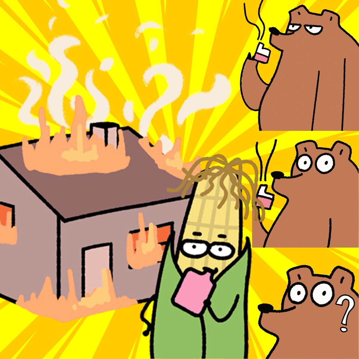 SnazzyTaste's tweet photo. Serial Life Sucks, but I Vape is on!

Starring🧸Bear Barry 🌽Cornelius
Produced by @SnazzyTaste 

#meme #vaping #snazzytaste #vibe #vape #fyptwitter #TGIF