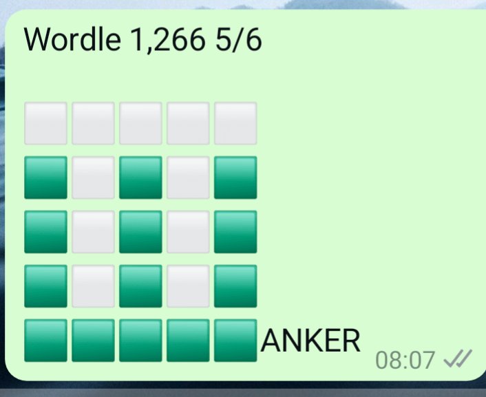 #wordle 1266