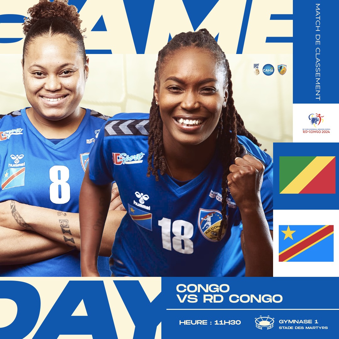 fehandrdc's tweet photo. 🚨 Jour du Derby du Fleuve !

Nos Léopards dames affrontent les Lionnes du Congo ce matin dans un match de classement décisif.

📅 Date : Aujourd’hui
⏰ Heure : 11h30
📍 Lieu : Gymnase 1, Stade des Martyrs https://t.co/iInm2GrYjs