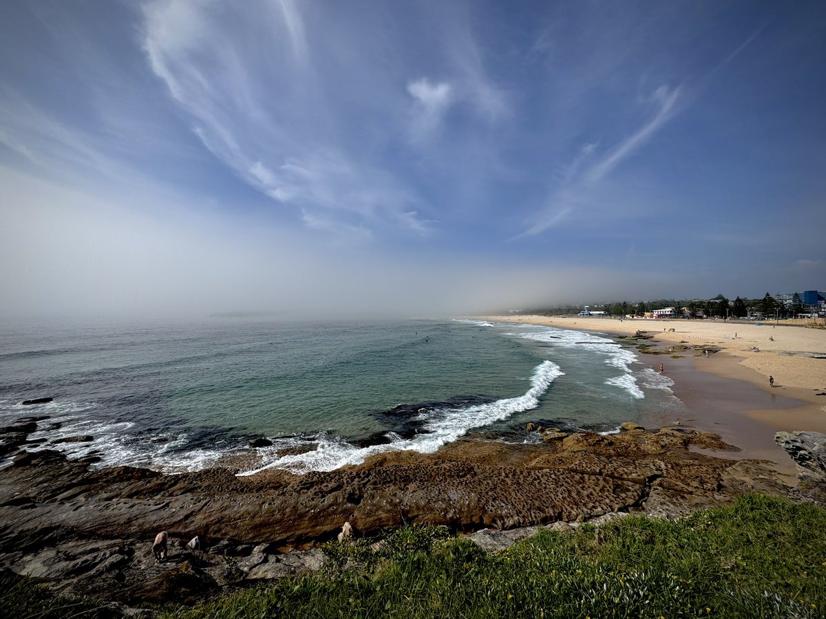 Sea fog sea scape. #Sydney