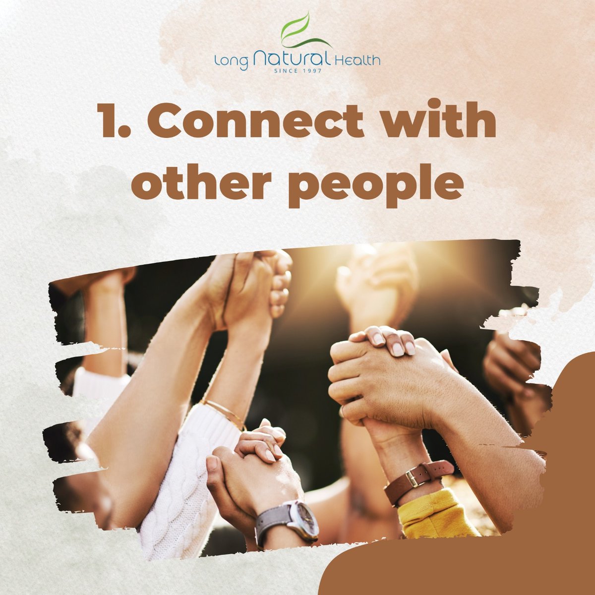 LongNHealth's tweet image. Here are 5 steps to mental wellbeing:

🤝 Connect with others
🏃‍♀️ Be physically active
📚 Learn new skills
🎁 Give to others
🧘‍♀️ Pay attention to the present moment (mindfulness)

#longnaturalhealth #supplementstore #supplements #supplementsthatwork #supplementshop #nutrition