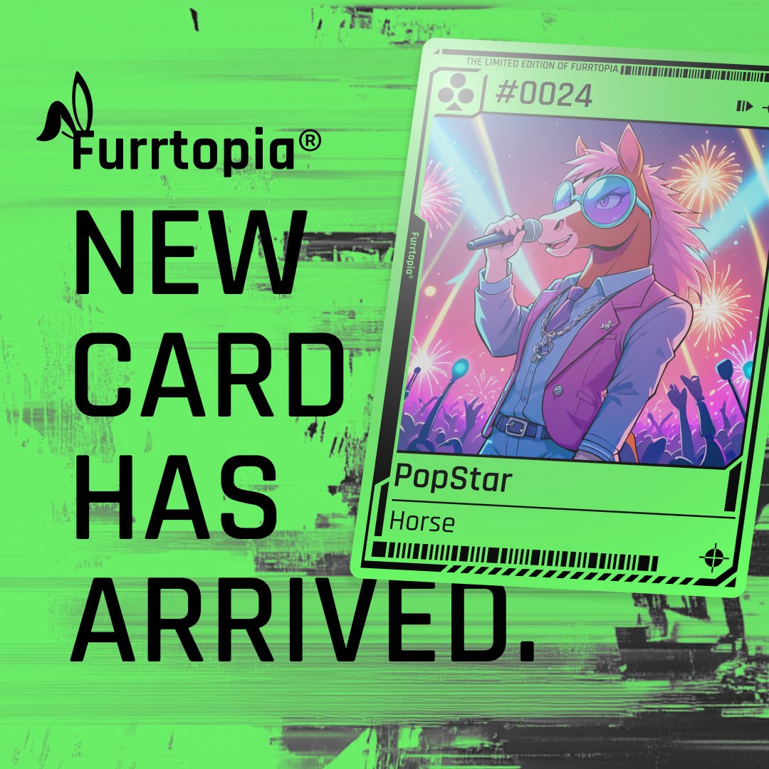 FurrtopiaApp's tweet photo. New Card Released: Pop Star Horse 🐴🎤
Meet the dazzling Pop Star Horse! This card is ready to bring rhythm and rewards to your deck.

The Updates Are Finally Here💥
Check out what’s new in the home menu.
Can you find your name on the leaderboard? https://t.co/CHGe5EtM3K