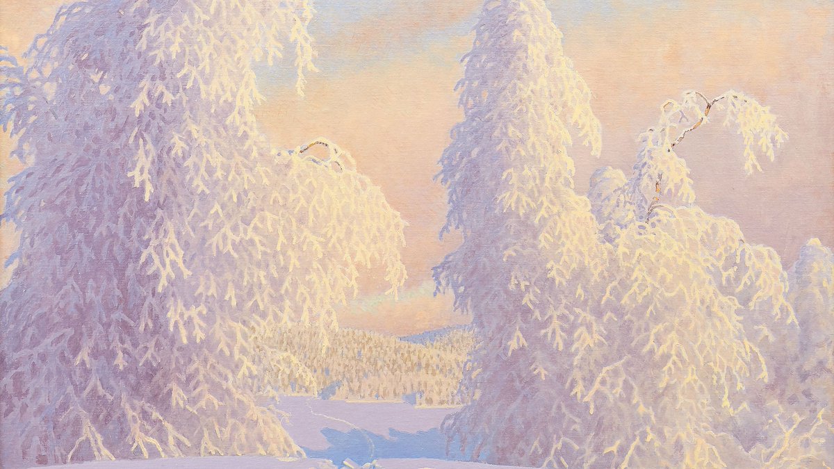 dreamyyarchive's tweet photo. winter in gustaf fjaestad's paintings ❄️ https://t.co/Z9eIubHBhY