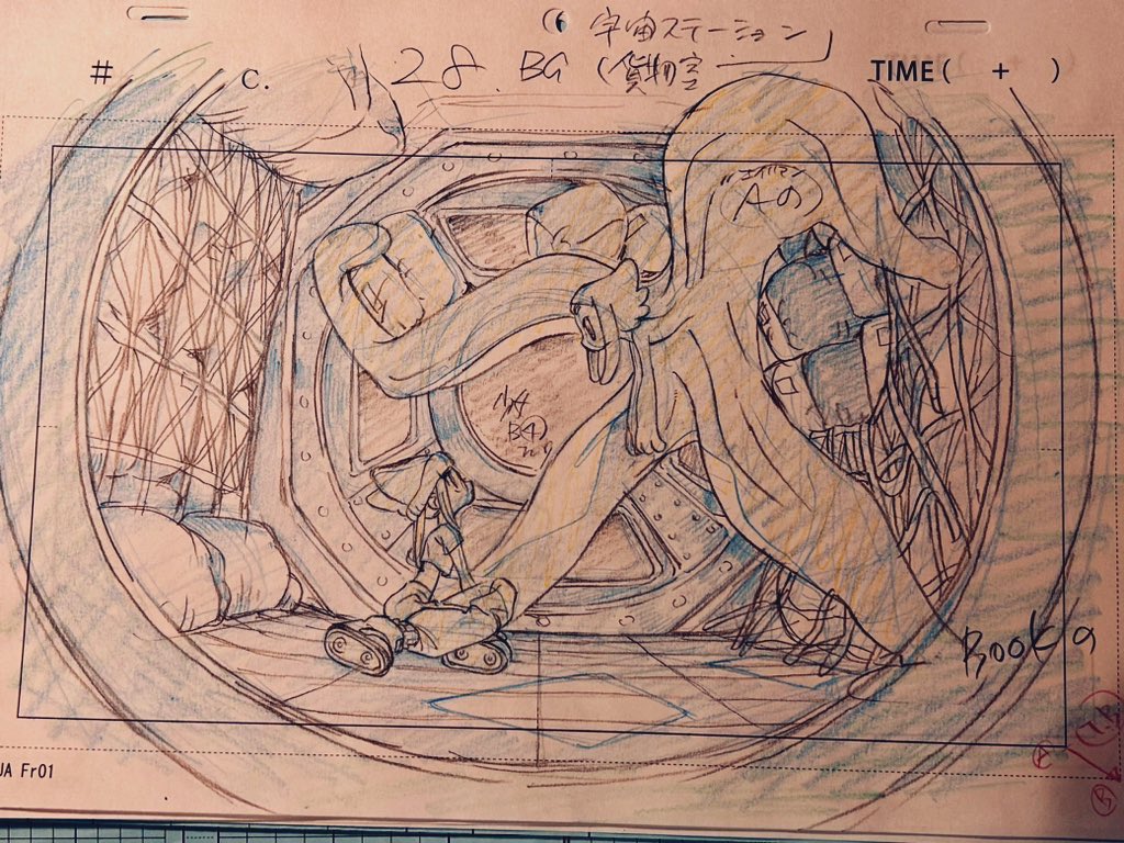#ブレインマシーン04
MV『嘘じゃない』全700枚を超える生レイアウト原画、絵コンテ、制作初期のボツまで、可能な限りの点数を展示予定です。
アナログ画でみちみちの展示を是非見に来てください✏️
https://t.co/1Cf1YH5fGw