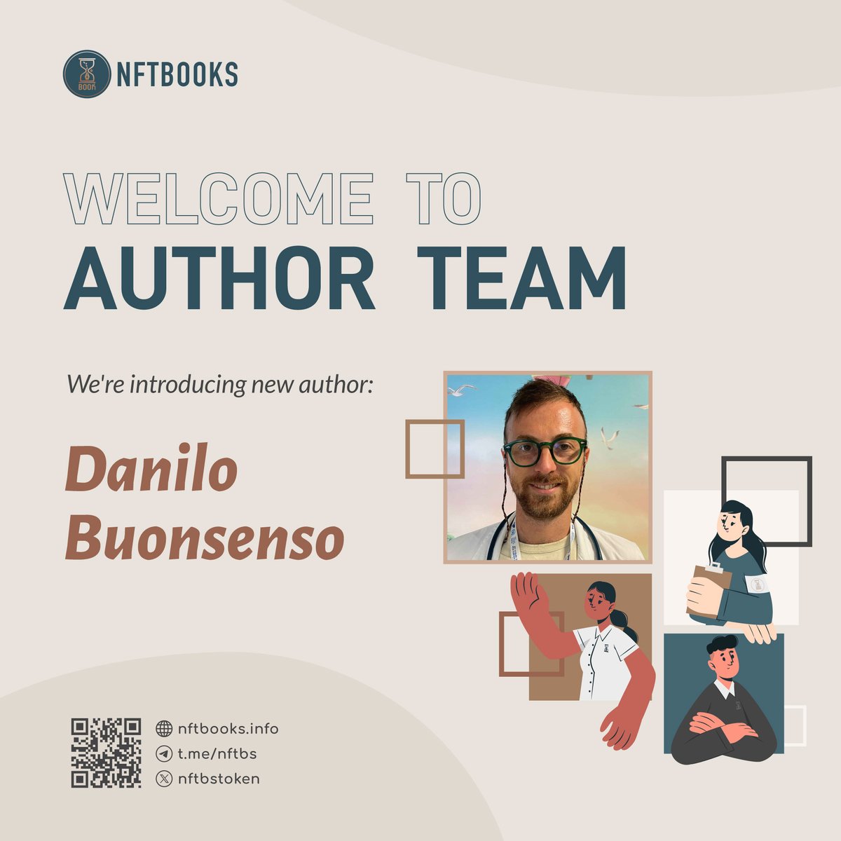 nftbstoken's tweet photo. ✨ We’re excited to announce that Danilo Buonsenso has joined the #NFTBOOKS family! 📚✨

An incredibly talented author, Danilo brings his unique storytelling and creativity to our platform. Readers and collectors will soon have the chance to experience his works as #NFTs, blending literature and innovation in groundbreaking ways.

Stay tuned for the official release, and let’s give a warm welcome to Danilo Buonsenso as he begins this exciting journey with us! 🎉🚀

Check his profile at: https://t.co/oWBMLckADS

Welcome aboard, Danilo! 🌟

#Booklovers #BookSwarmArmy #Readingcommunity #WritingCommunity #Selfpublishing #NFTBS #SocialFi #Polygon