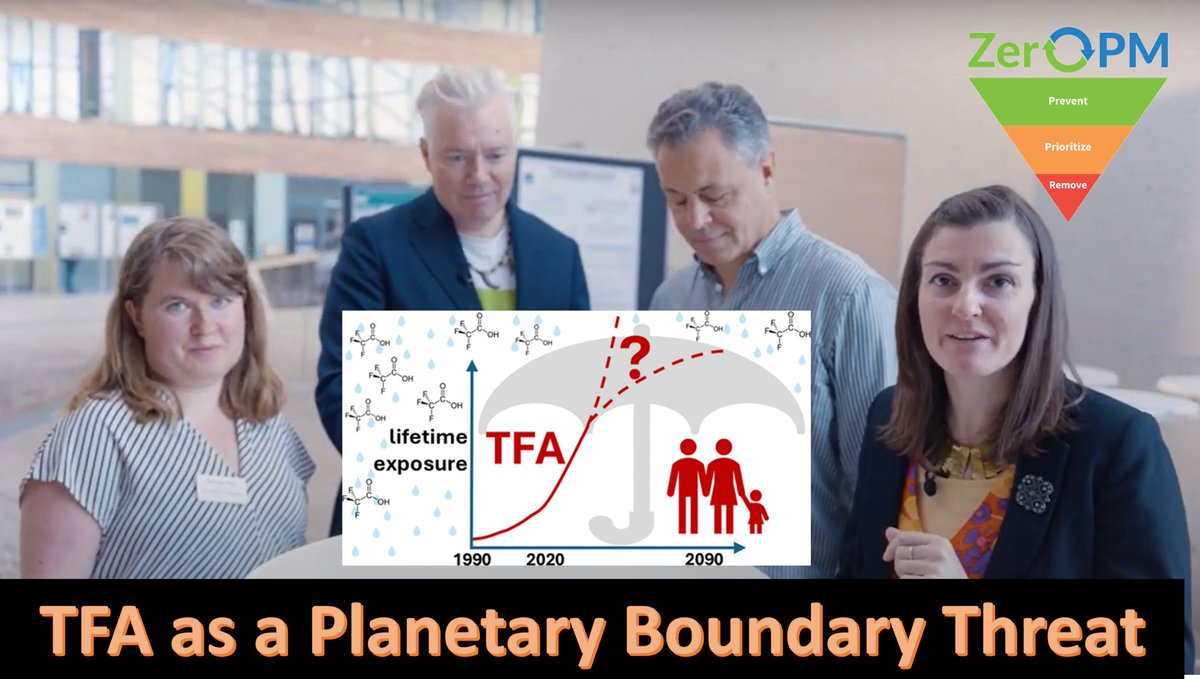 Why are #TFA and other #PFAS planetary boundary threat?

In a new #ZeroPM video, Ian Cousins, Hans Peter Arp and Emma Palm are interviewed by Sarah Hale to discuss their analysis on this issue.

youtu.be/NyShFTVyu2o

#planetaryboundaries