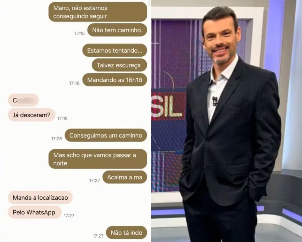 Repórter vira notícia após desaparecer em trilha com amigos e diz que profissão o ajudou a ser resgatado buobe.com/reporter-vira-…