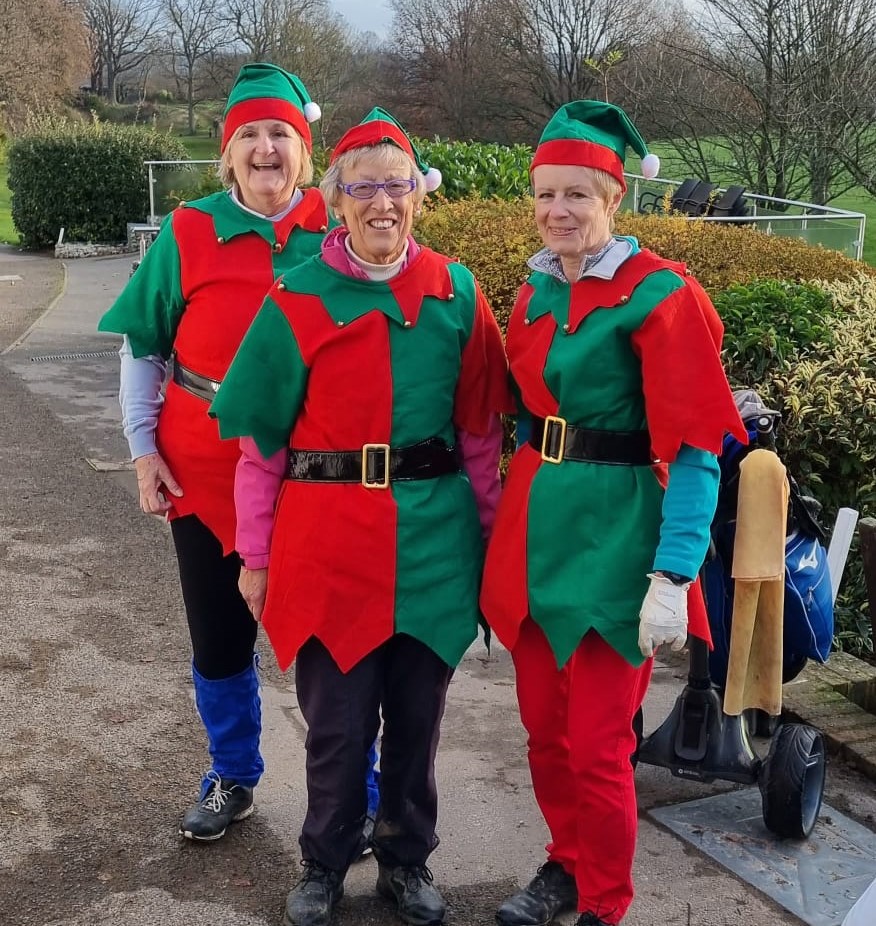 TenterdenGolf's tweet photo. Our lady members are getting into the festive spirit at the club!

#tenterdengolf #tenterdengolfclub #golf #ladies #ladiesgolf #christmasgolf #christmas #golfclub #xmas #xmasgolf #wintergolf #golfers #golfing #tenterden #kentgolf #kent https://t.co/P5zE68mZBv