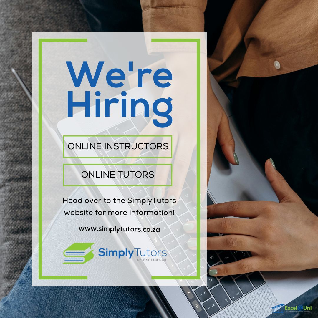 ExcelAtUni's tweet photo. Become a valued member of the SimplyTutors team as an online instructor or tutor! 🤩 🎓
Visit our website today to get started! - https://t.co/qhmFSUagqV
#jobvacany #education #tutor #simplytutors #excelatuni #career https://t.co/DB1yxlFFQW
