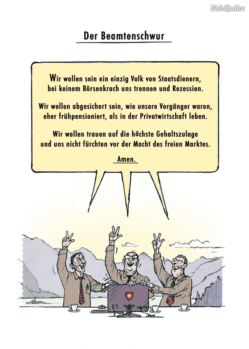 Die Karikatur des Tages von Caspar Frei. ✍🏻