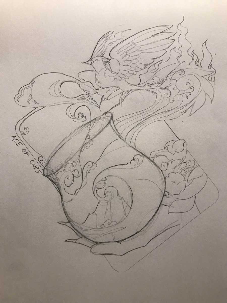 TrashbagTots's tweet photo. more #dndart although two of them are #ArsMagica characters and one is just a nice #tarot themed thing https://t.co/yeDOxxbgZn