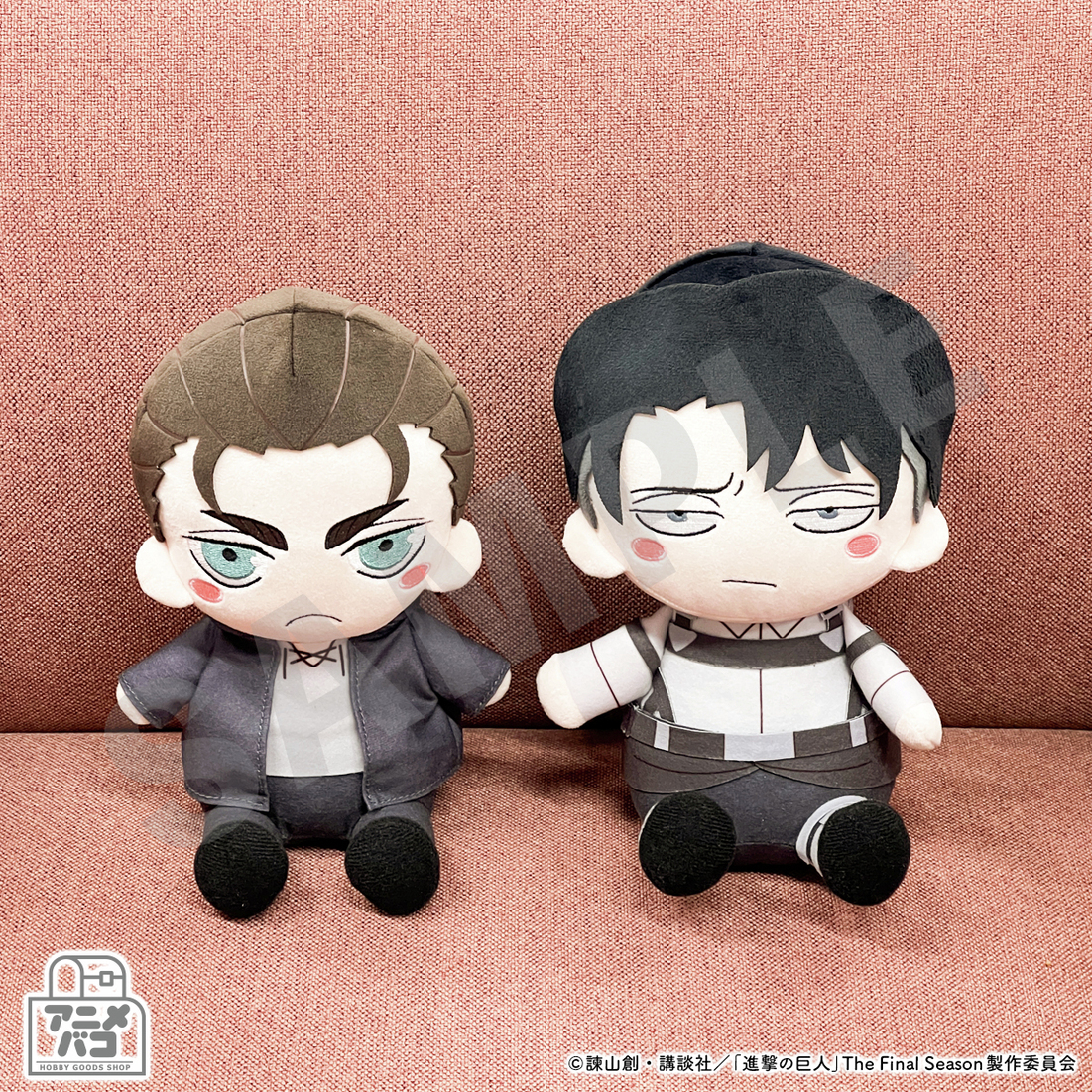 anime_bako's tweet photo. 🌟新商品のご紹介🌟
TV アニメ『進撃の巨人』
・だっこシリーズぬいぐるみ

だっこシリーズでエレン・リヴァイがもっているぬいぐるみが本物のぬいぐるみになりました🧸💗

▼ご注文はこちら▼
https://t.co/aHfiQATFzc

#shingeki #進撃の巨人 #アニメバコ https://t.co/cDIX9vpkWH