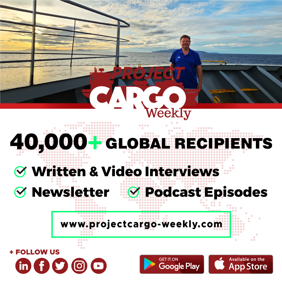 CargoWeekly's tweet photo. Advertise in an edition of Project Cargo Weekly to reach a wide and large audience in the project shipping and forwarding industry. Book your ads here: https://t.co/tOjXjSCmvU #interviews #projectnews #shippingnews #projectshipping #shippingnewsletter #breakbulknews https://t.co/fy21xfrN6v
