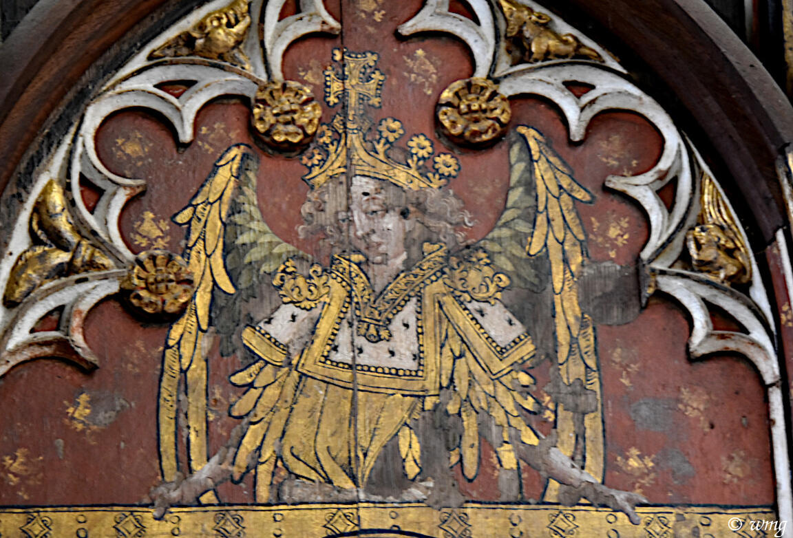 pacoulmag's tweet photo. #AdventAngels 
#DecemberAngels, with the half angels of the medieval rood screen of
St Helen church Ranworth #Norfolk https://t.co/JB19gFgcgD