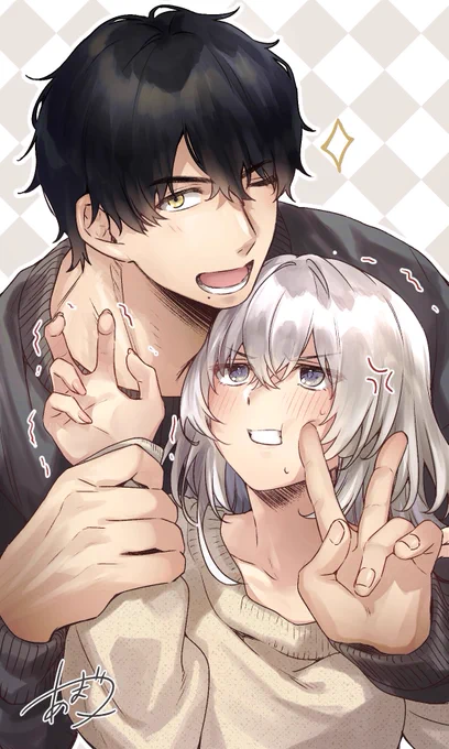 こちらのアンソロジーにて短編漫画を描かせて頂きました! とても気に入っている2人です ぜひよろしくお願いいたします!!