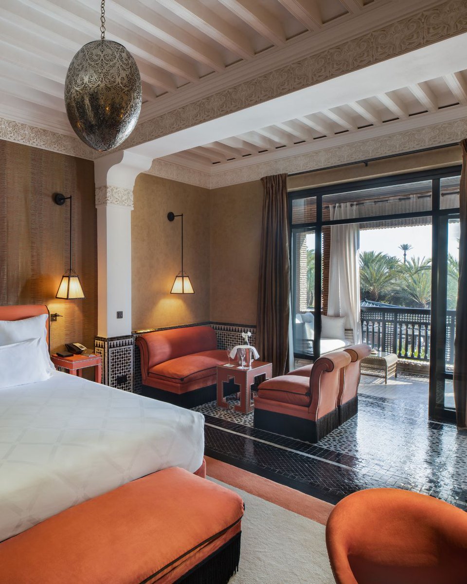 Morning goals: waking up in ultimate comfort and enjoying breakfast with a view. 

Your room’s terrace is the perfect spot to start the day. Fresh flavors &amp; sunshine, what more could you ask for? 

#Selmanmarrakech #bestdestination  #luxuryhospitality #Marrakech #visitmarrakech