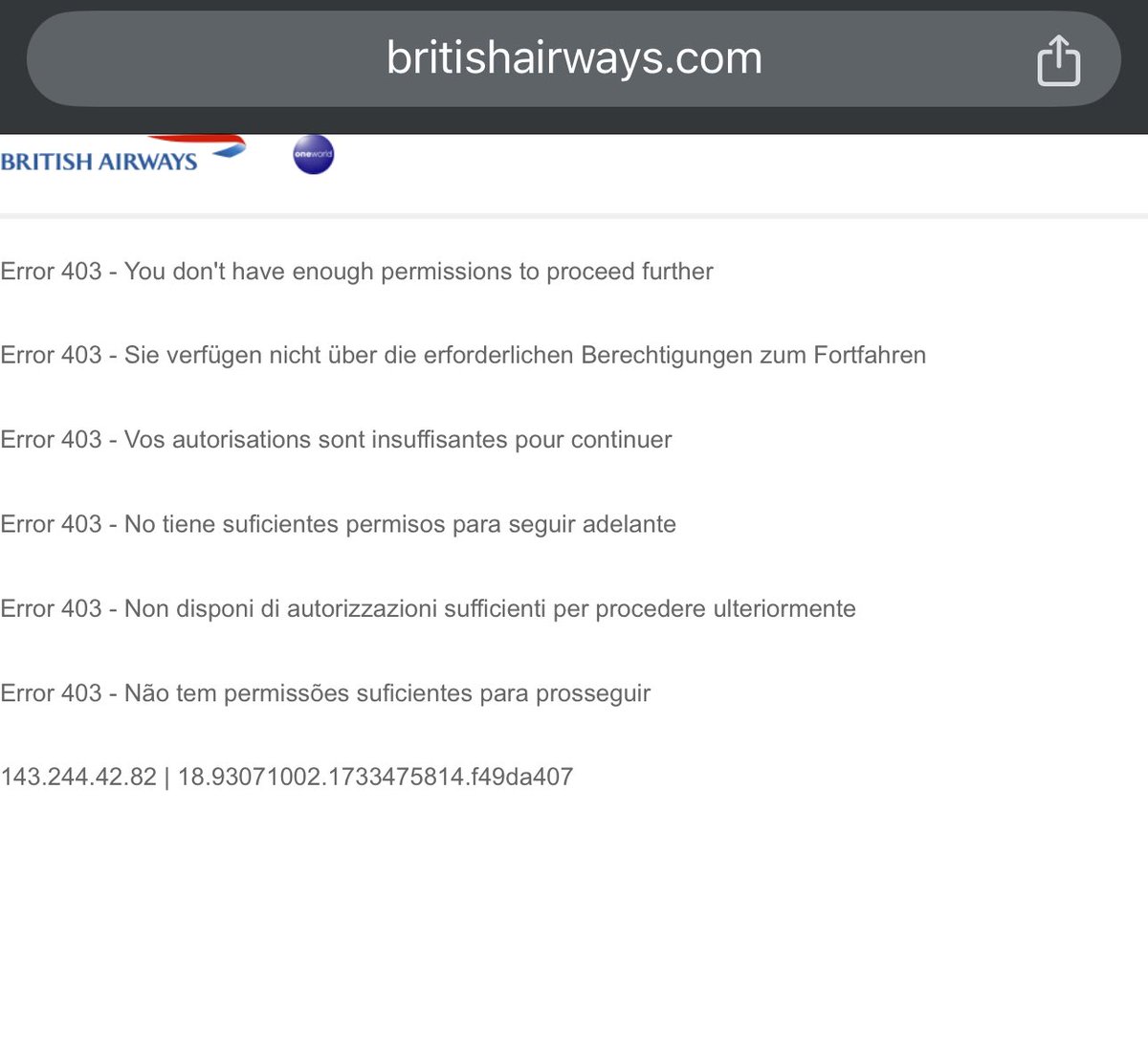 I know all airlines suck these days but ⁦<a href="/britishairways/">British Airways</a>⁩ has excelled particularly at sucking