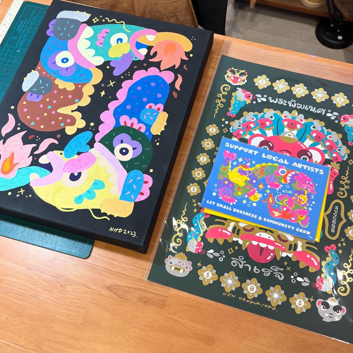 neverhatedraw's tweet photo. Thank you my lovely customers from Taiwan 🇹🇼 🙏 You made my day
l hope to go to Taiwan for exhibition someday. See you soon! 😘😉
#chiangmaiartist #chiangmaiart #nhdstudio https://t.co/ubRHP5xZ1o