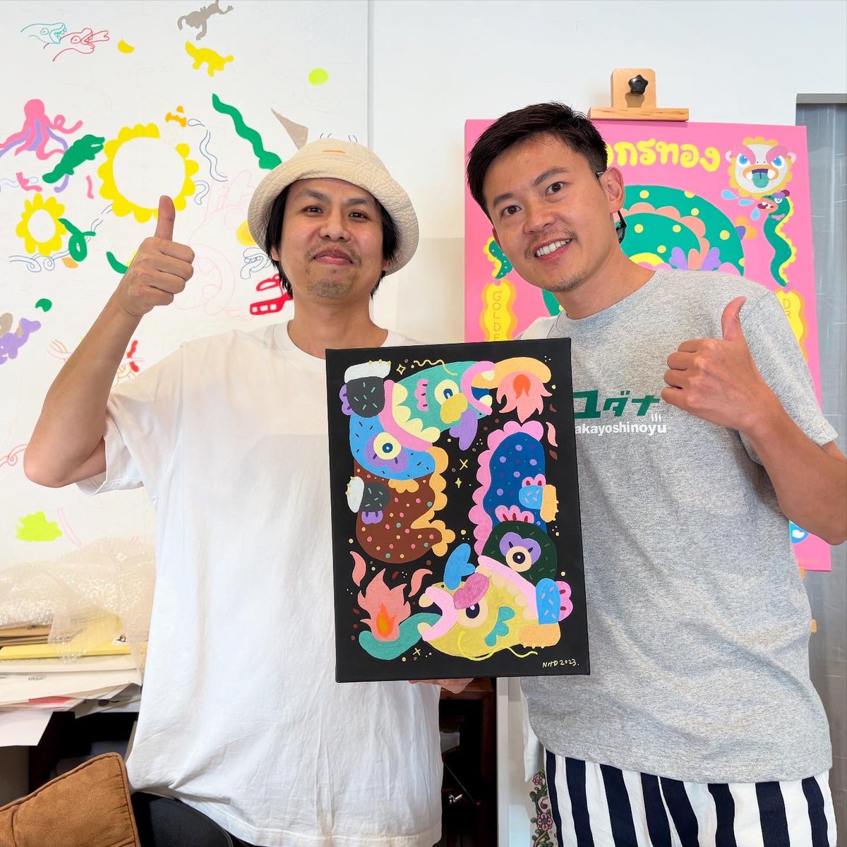 neverhatedraw's tweet photo. Thank you my lovely customers from Taiwan 🇹🇼 🙏 You made my day
l hope to go to Taiwan for exhibition someday. See you soon! 😘😉
#chiangmaiartist #chiangmaiart #nhdstudio https://t.co/ubRHP5xZ1o