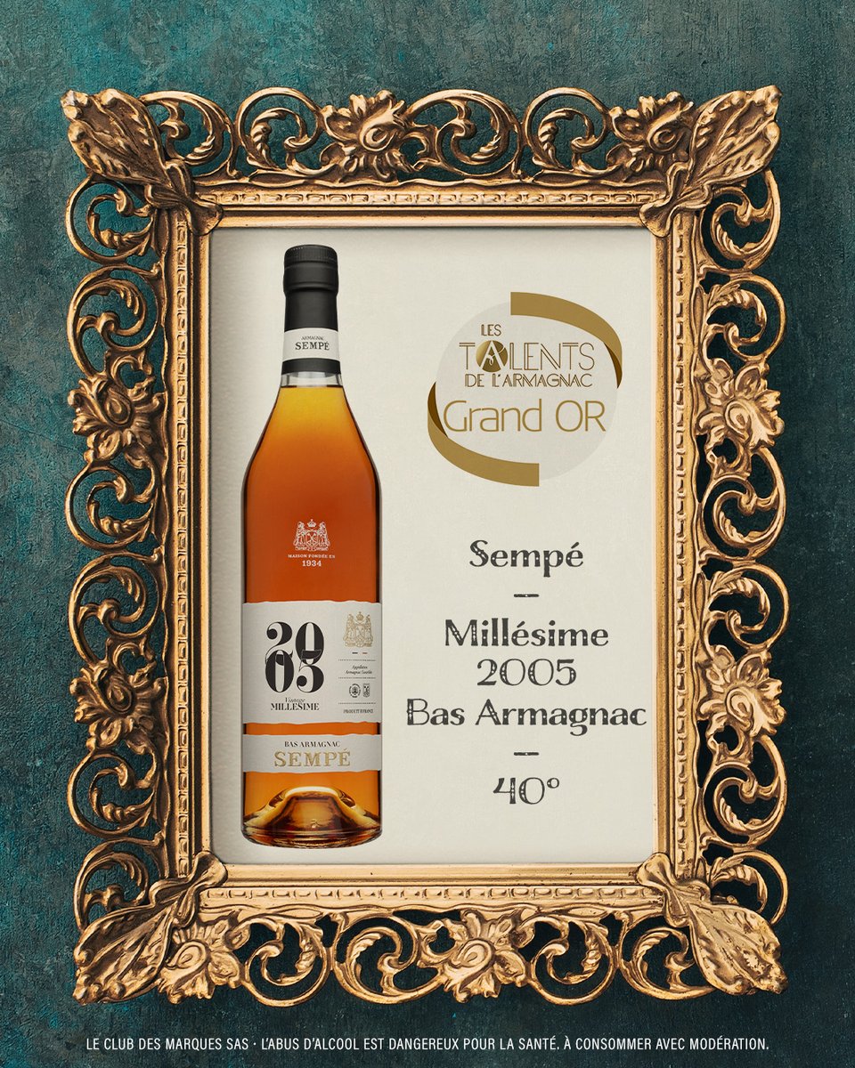 vivadour's tweet photo. 🏆 Club des Marques triomphe aux Talents de l'Armagnac 2024 !

🏅 Grand Or : Millésime 2005 Sempé
🥇 Or : Blanche Sempé
🥈 Argent : Fine Marcel Trépout

Bravo à nos équipes pour ces distinctions qui couronnent notre savoir-faire !

#TalentsDeLArmagnac #ClubDesMarques #Vivadour https://t.co/JWxUj926vQ
