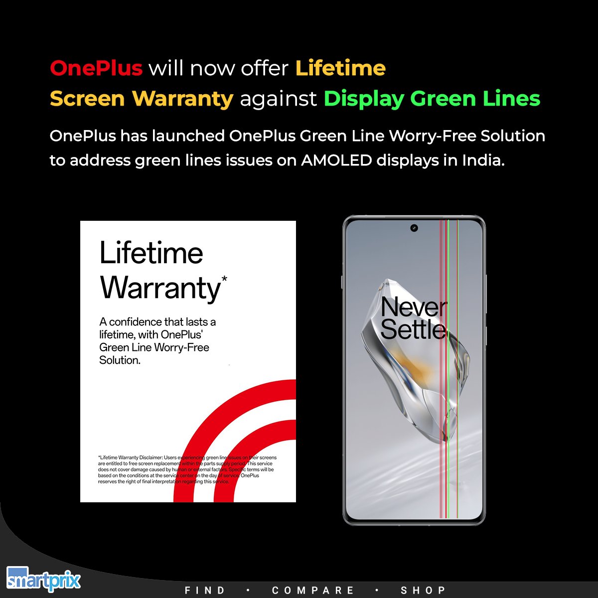 team_hdt_OG's tweet photo. OnePlus Green Line Worry-Free Solution with lifetime warranty on screen launched in India
The Question is this for upcoming mobile or all #Oneplus mobile ?
#OnePlus
#OnePlusGreenLine #LifeTimeWarranty https://t.co/Qe8yC65ffX