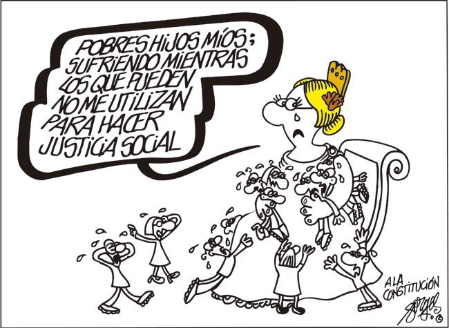 Celebramos los 46 años de la aprobación de la Constitución Española como norma primordial para garantizar los derechos fundamentales de toda la ciudadanía, pero lamentablemente muchos de sus artículos no se cumplen porque los poderes públicos y los partidos políticos que nos