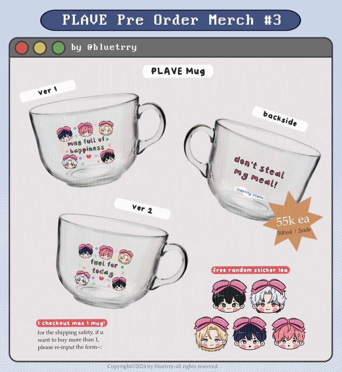 bluetrry's tweet photo. PLAVE FanMerch Pre Order #3
(rt &amp; like appreciated<3)

Link PO : https://t.co/oD5Cxa1fpB
Tolong dibaca dan dipahami dulu ya TnC nya,
Untuk detail produk sudah di cantumkan di foto katalog.

Periode isi form:
6-13 Desember 2024
(GO pls dm first)
#warungplave
(1/2) https://t.co/Z3ouEY4YZu