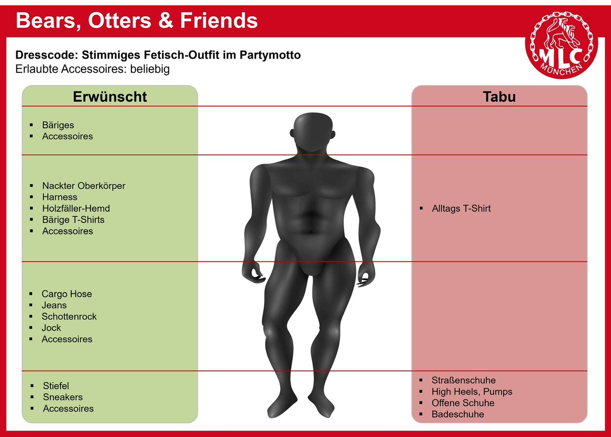 Unser Wochenende im UnderGround

Freitag, 06.12.
Bears, Otters &amp; Friends
NEU: spezielle Dresscode Regeln
Einlass: 21 bis 23 Uhr

Samstag, 07.12.
Mixed Fetish
Dresscode-Party Einlass: 21 bis 23 Uhr

Sonntag, 08.12.
Naked Afternoon
Dresscode-Party. Einlass: 15 bis 17 Uhr

<a href="/SpeXter/">SPEXTER</a>