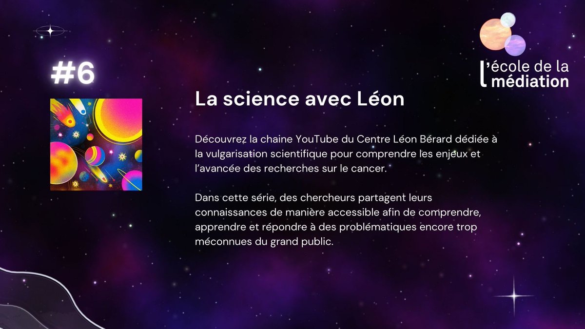 L'École de la Médiation (@estimmediation) on Twitter photo Calendrier de l’avent ''Médiation des #futurspossibles''
𝟲 𝗱𝗲́𝗰𝗲𝗺𝗯𝗿𝗲 : 𝗹𝗮 𝘀𝗰𝗶𝗲𝗻𝗰𝗲 𝗮𝘃𝗲𝗰 𝗟𝗲́𝗼𝗻 🍫 🌟 🦁
👉 buff.ly/4eDcMOo
🖐️ <a href="/PopSciences/">Pop'Sciences - Université de Lyon</a> <a href="/univ_lyon2/">Université Lumière Lyon 2</a> <a href="/UniversiteLyon/">Université de Lyon</a>
#calendrierdelavent #décembre Calendrier de l’avent ''Médiation des #futurspossibles''
𝟲 𝗱𝗲́𝗰𝗲𝗺𝗯𝗿𝗲 : 𝗹𝗮 𝘀𝗰𝗶𝗲𝗻𝗰𝗲 𝗮𝘃𝗲𝗰 𝗟𝗲́𝗼𝗻 🍫 🌟 🦁
👉 buff.ly/4eDcMOo
🖐️ <a href="/PopSciences/">Pop'Sciences - Université de Lyon</a> <a href="/univ_lyon2/">Université Lumière Lyon 2</a> <a href="/UniversiteLyon/">Université de Lyon</a>
#calendrierdelavent #décembre