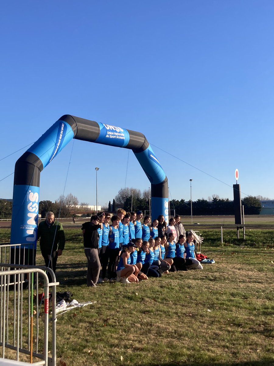 Le championnat académique de Cross Country 2024 à l'Hippodrome de Cavaillon !
