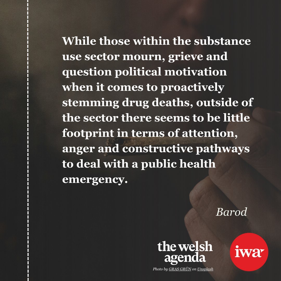 IWA_Wales's tweet photo. In a new plan, @WeAreBarod call for support and action to improve the lives of those affected by substance use in Wales.

Read more on #thewelshagenda ⤵️

https://t.co/k4RDBL1uRf https://t.co/DYmILab5ql
