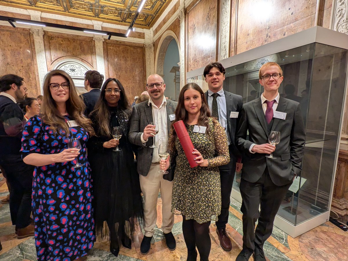 in2scienceUK's tweet photo. Last week, we were honoured to attend the @royalsociety Anniversary event, where our #In2STEM team officially received the Athena Prize for their dedicated and impactful work promoting social mobility and diversity in #STEM! 

Read our announcement here: https://t.co/J3o0IjWEF7 https://t.co/uQ3oA9yHIg