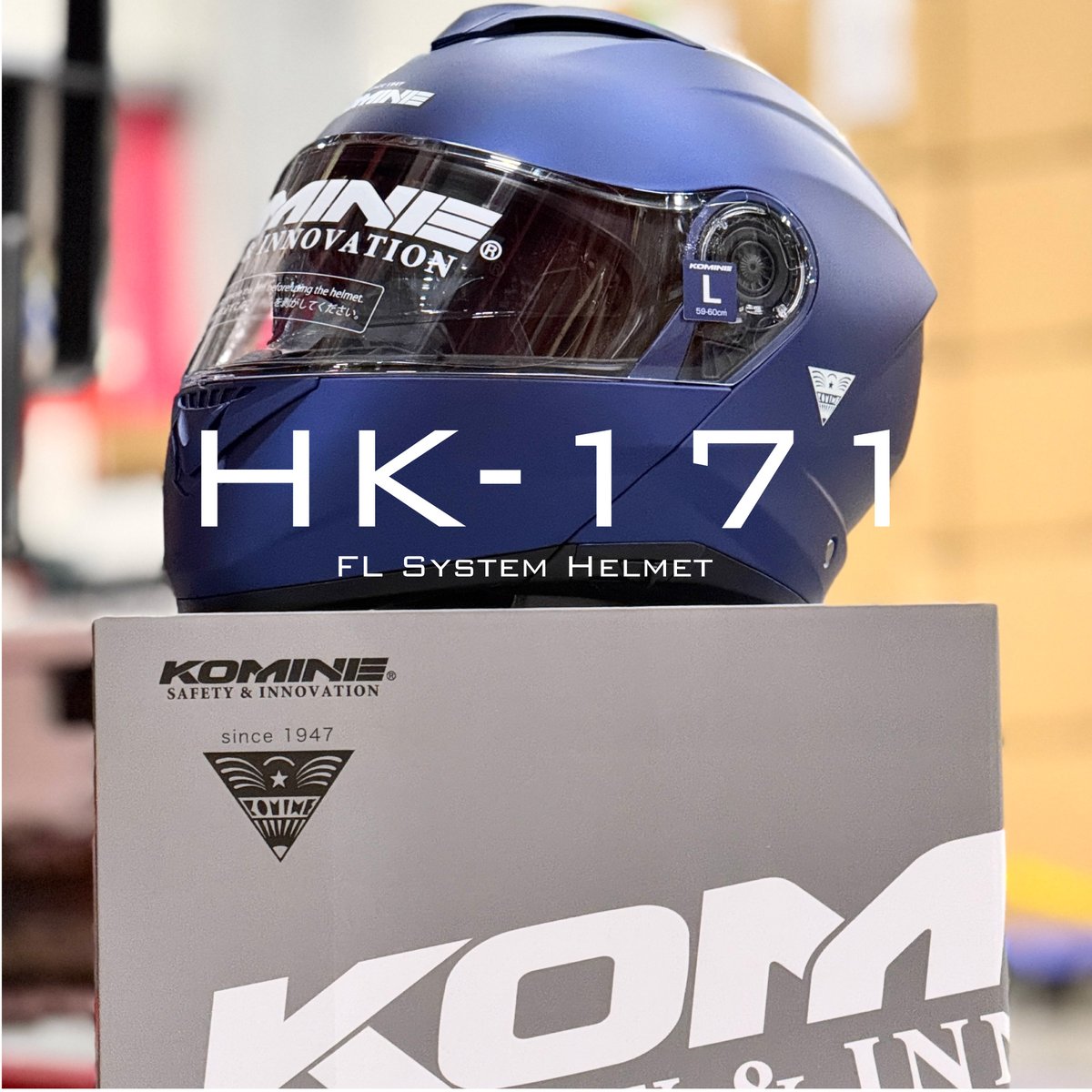 KOMINE フルフェイスヘルメット ブラック HK-171 KOMINE フルフェイスヘルメット ブラック HK-171