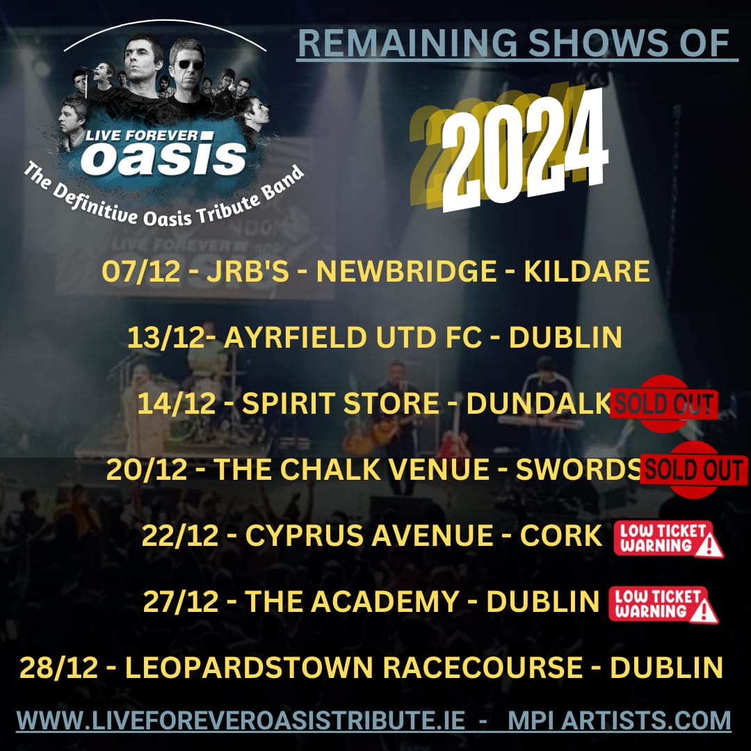 Remaining 2024 shows :