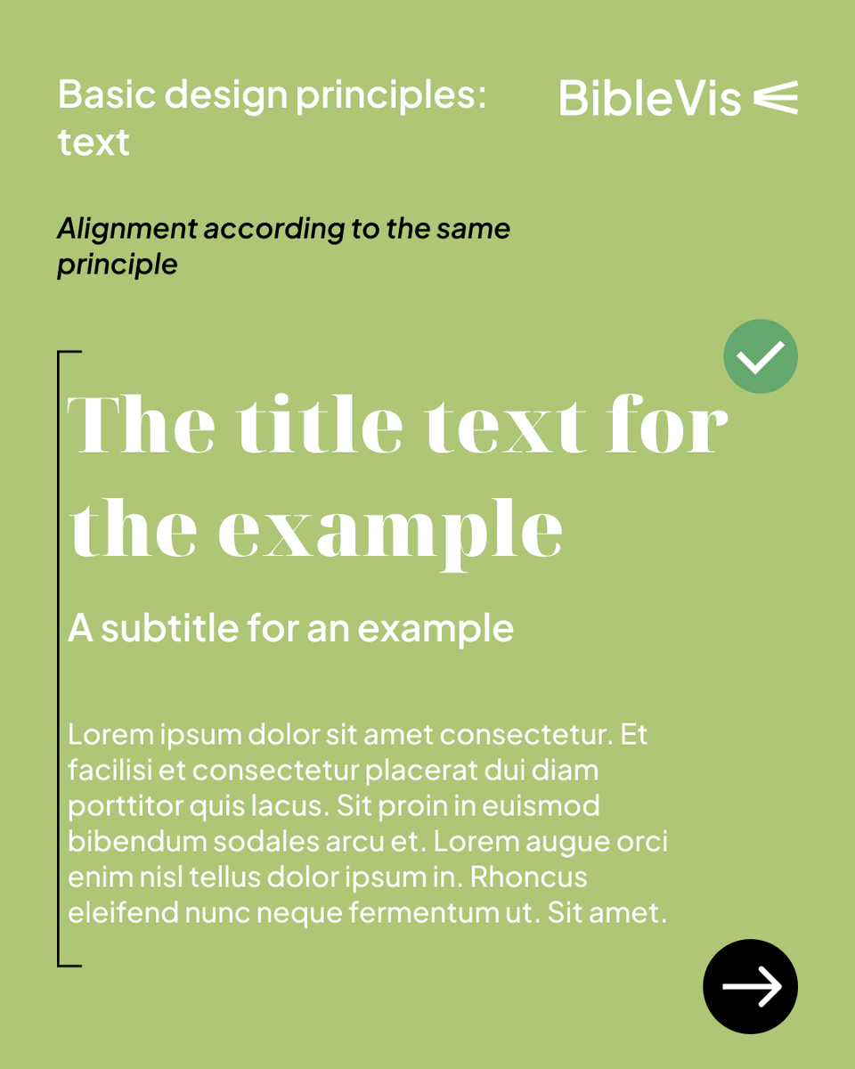 bibleviscom's tweet image. Text alignment matters! Proper alignment makes your posts and presentations look cleaner and more professional.
✨ Find inspiration at biblevis.com
#TextAlignment
#DesignTips
#ChristianDesign
#BibleVis
#VisualStorytelling
#CleanDesign