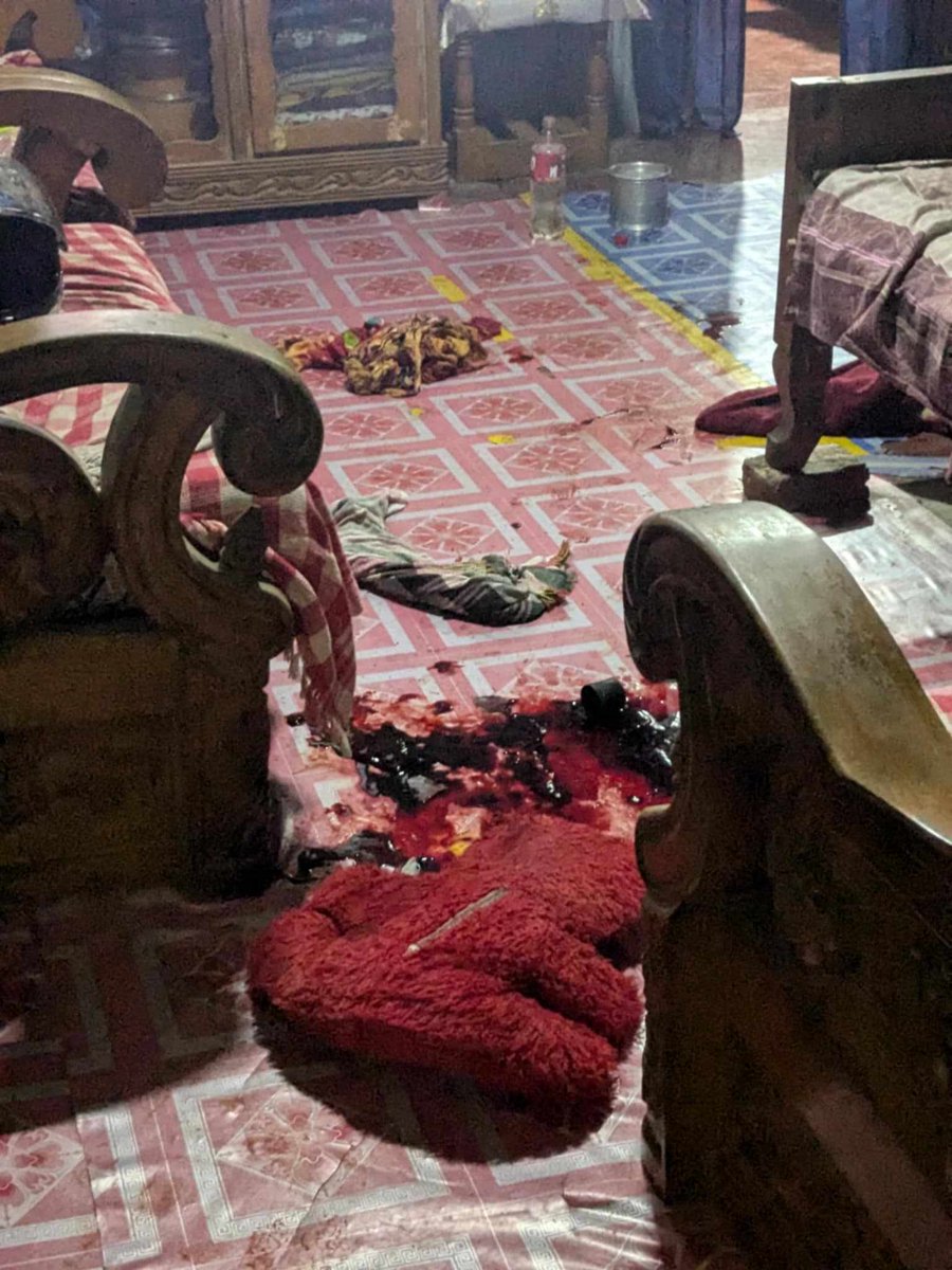 Abhishekroy121's tweet photo. A Hindu woman has been murdered in #Khagrachari. The victim's son, Pranto Das, is associated with the Sanatan Jagaran Manch, and for the past few days, radical Islamists have been spreading various false accusations against him and his family. Today, his mother was killed. @hrw https://t.co/6yAh1erz0w