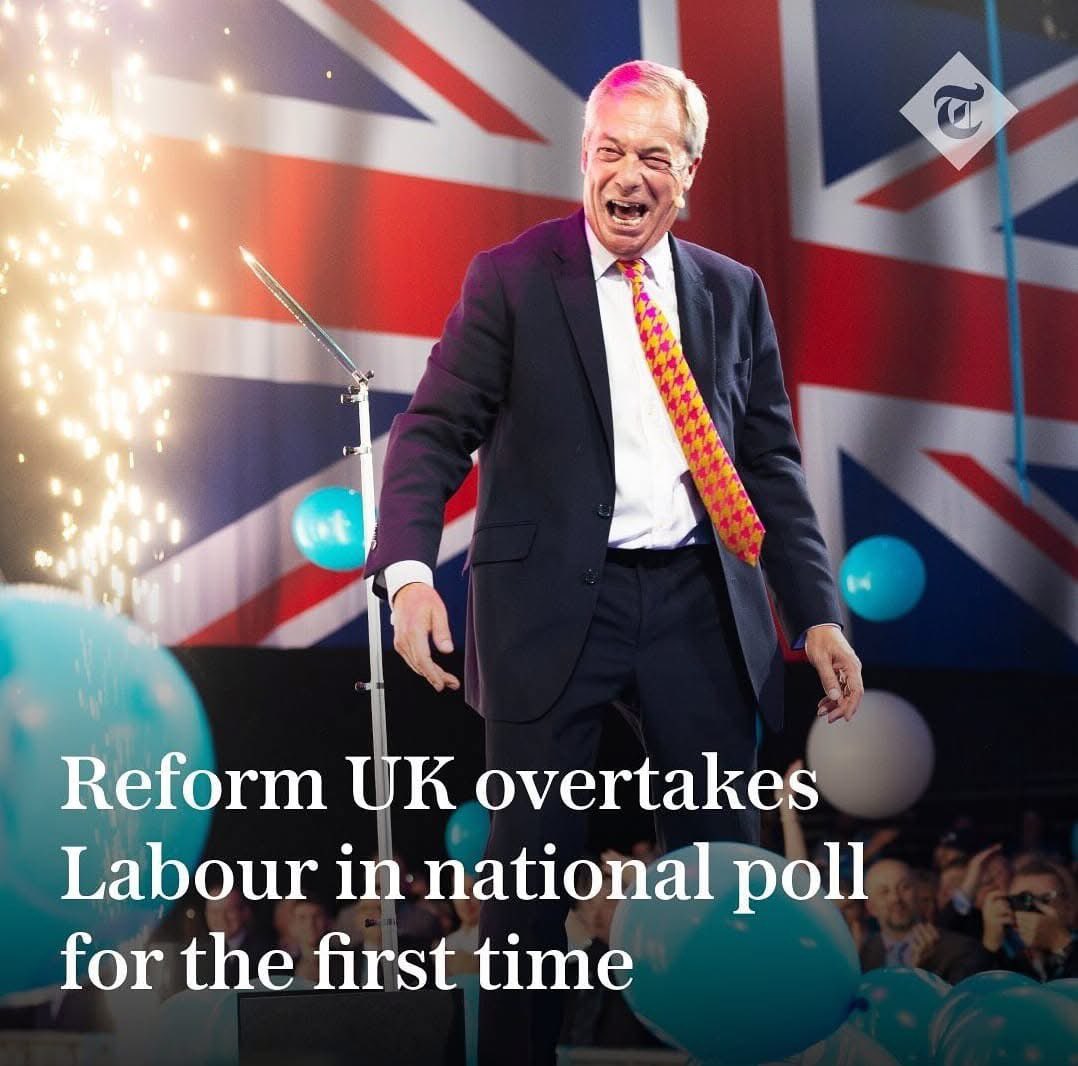 TheBritLad's tweet photo. CONGRATULATIONS REFORM UK!!! I'll be voting for them. Will you? https://t.co/yhKAIw5VKD