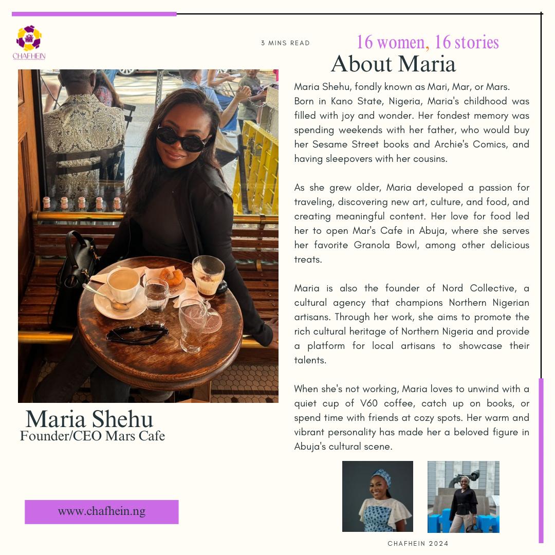 chafhein's tweet photo. Day 12 | #16DaysOfActivism2024

Today, we celebrate Maria Shehu, a passionate advocate for women’s empowerment. Through her inspiring work and relentless dedication, Maria continues to break barriers and inspire inclusivity, paving the way for a more equitable society.

#EndGBV https://t.co/3KL187GHad