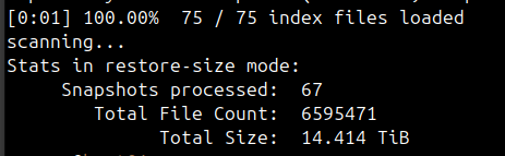 anurag_bhatia's tweet image. How good is restic backup tool? 

Here's an example of 67 daily snapshots of Immich photo &amp;amp; video albums on @backblaze b2: 

Repo total: 14.414TB
Actual storage (de-duplication everytime data is pushed): 213.686GB. 

restic.net
#backups