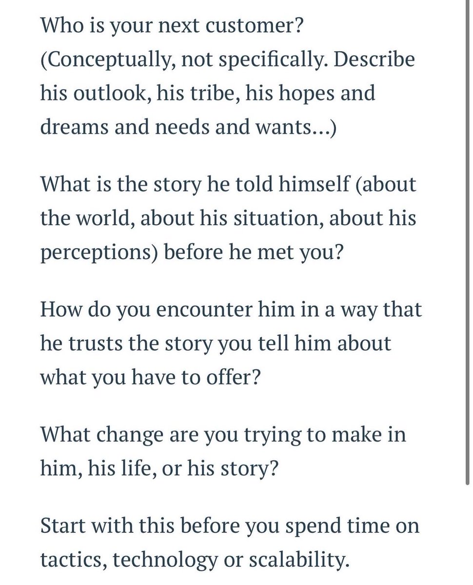 #custexp #CX <a href="/ThisIsSethsBlog/">Seth Godin</a>