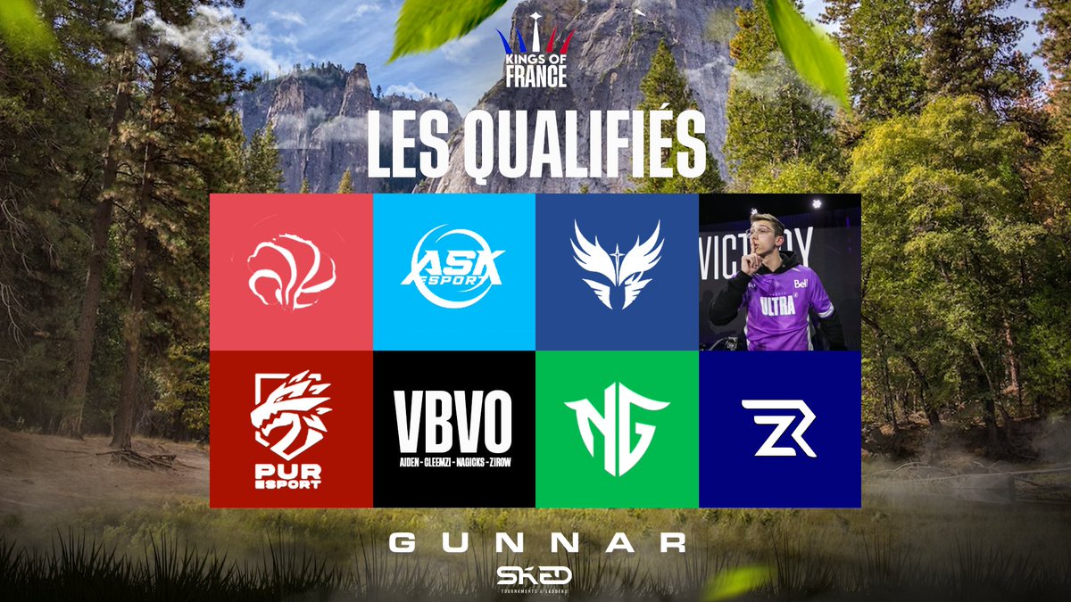 Sked - Tournaments & Ladders (@sked_gg) on Twitter photo ๐ณ๐๐ ๐ฬ๐๐๐๐๐๐ ๐๐๐๐๐๐๐๐ฬ๐๐ ๐๐๐๐ ๐๐ฬ ๐ฅ
Aprรจs trois tours intenses, 8 รฉquipes ont su se dรฉmarquer et ont finalement obtenues leurs tickets pour les Play-offs de #KINGSofFRANCE ๐
On se retrouve dรจs le 17 dรฉcembre sur la chaรฎne de @zeeked ๐ ๐ณ๐๐ ๐ฬ๐๐๐๐๐๐ ๐๐๐๐๐๐๐๐ฬ๐๐ ๐๐๐๐ ๐๐ฬ ๐ฅ
Aprรจs trois tours intenses, 8 รฉquipes ont su se dรฉmarquer et ont finalement obtenues leurs tickets pour les Play-offs de #KINGSofFRANCE ๐
On se retrouve dรจs le 17 dรฉcembre sur la chaรฎne de @zeeked ๐