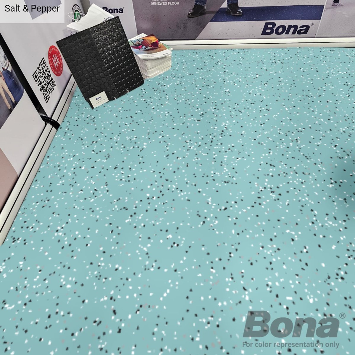 StainbustersLtd's tweet photo. Facilities Show, Excel London with the Bona team. Looking forward to some exciting resilient floor refurbishment projects in 2025. Try out the Bona floor visualiser to see how your refurbished floor could look! https://t.co/p3Ar1zfI2Y #AnticipateLdn #Bona #Stainbusterscleaning https://t.co/Eds2clUAjH