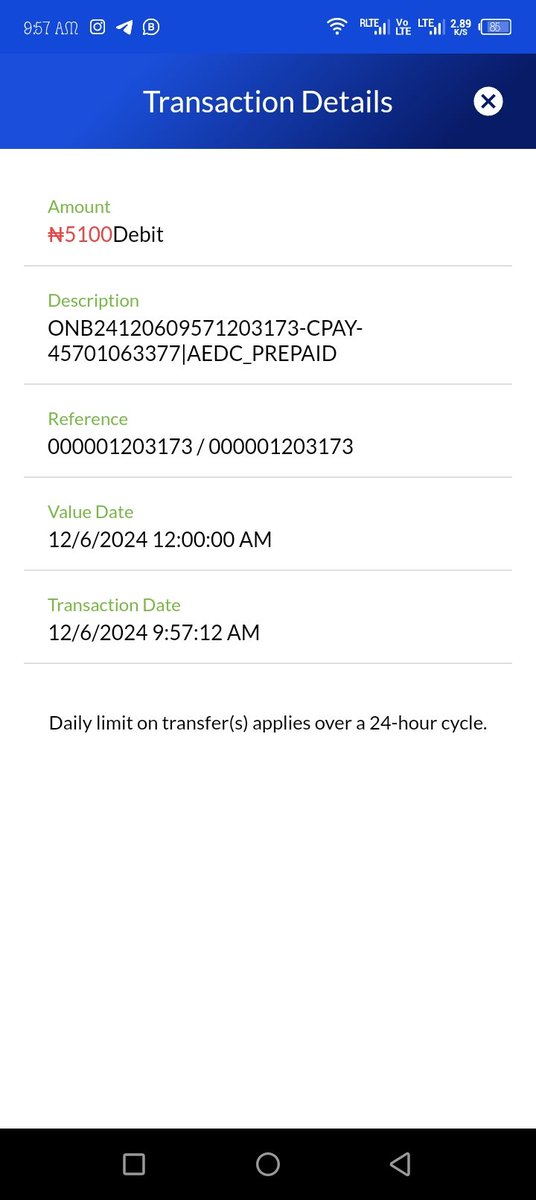 ukatudavid1's tweet photo. Good morning,

Please I made AEDC prepaid subscription and this is my transaction reference. I haven't received the subscription token yet.

Regards, https://t.co/WSAfoRKV2W