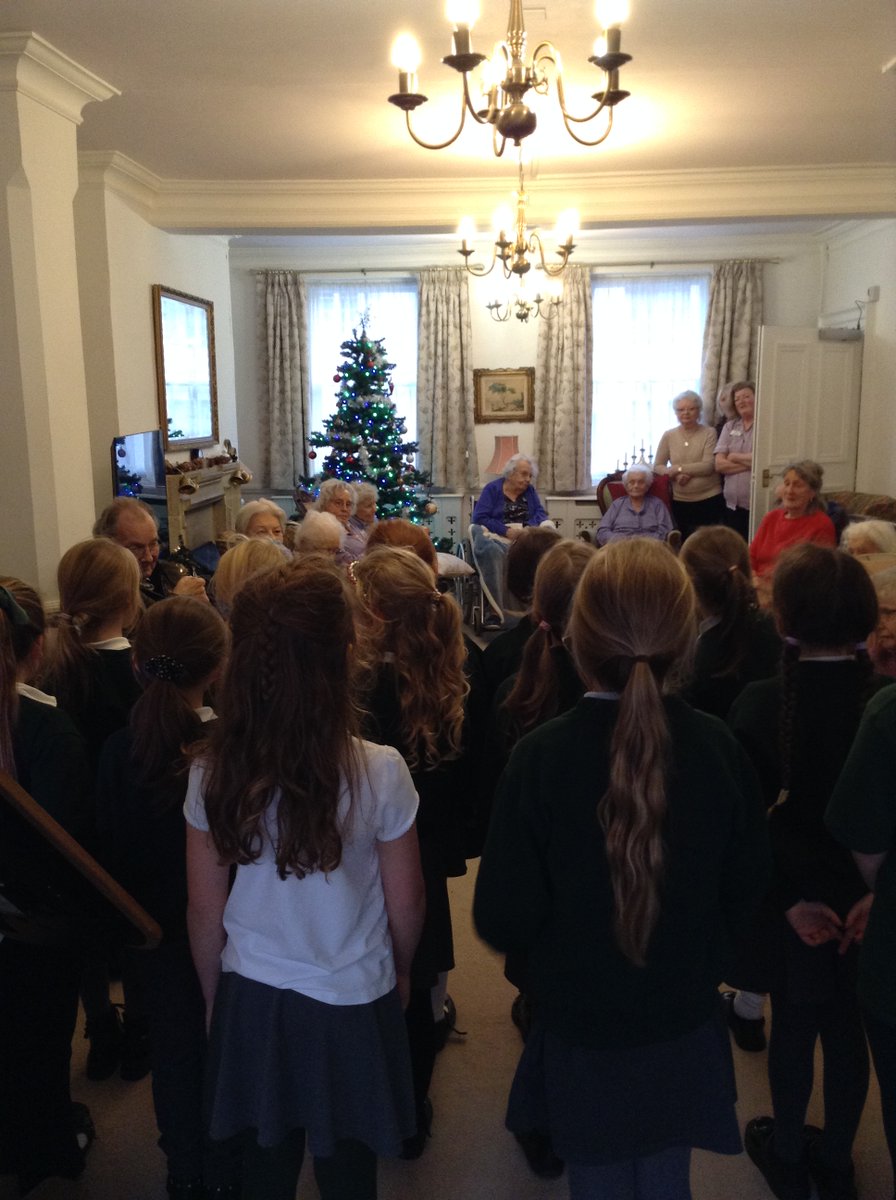 The choir performed some lovely Christmas songs at Wren House this week. The residents really enjoyed it. Thank you for having us! #choir #wrenhouse #christmastime