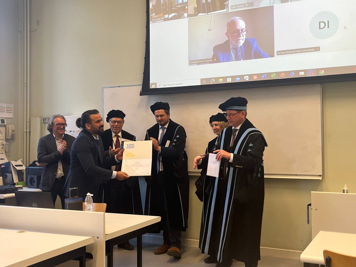Hasan Riaz Tahir obtained his PhD on 4 December 2024, after his successful public defense. The title of his PhD thesis is "Validation of a Platform for the
Electrostatic Testing and Energy Harvesting". Congratulations! 👏